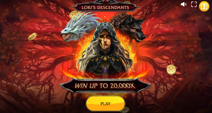 Loki's Descendants – huvudskärm med 3-4-3-4-3 hjul